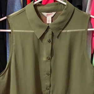 Large Green Blouse